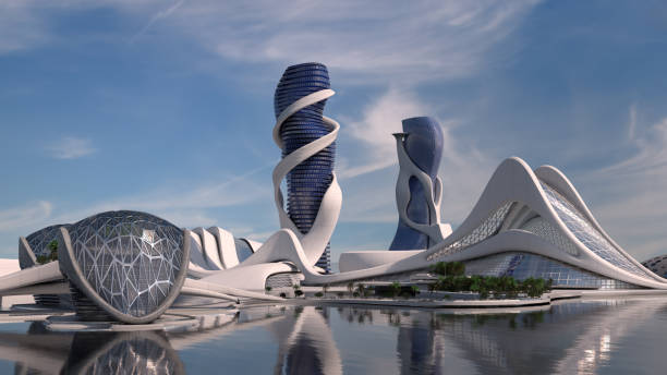 istock City skyline with futuristic architecture 1354042536