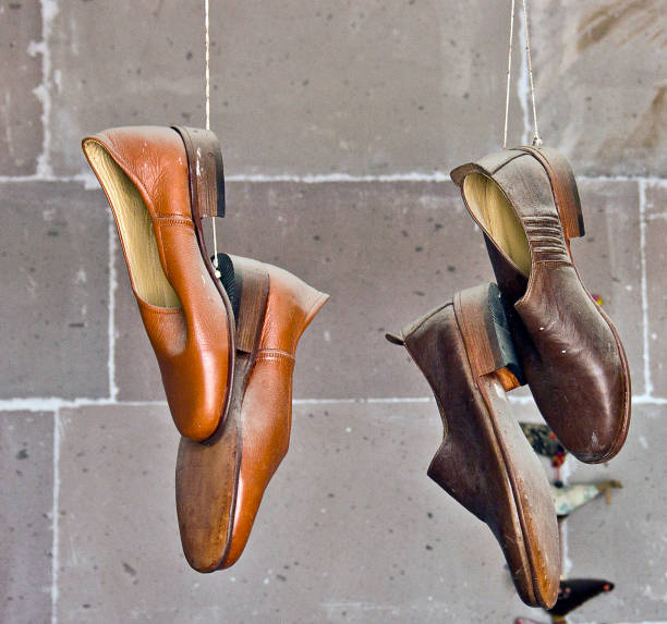 istock Traditional turkish handmade shoes 1354043961