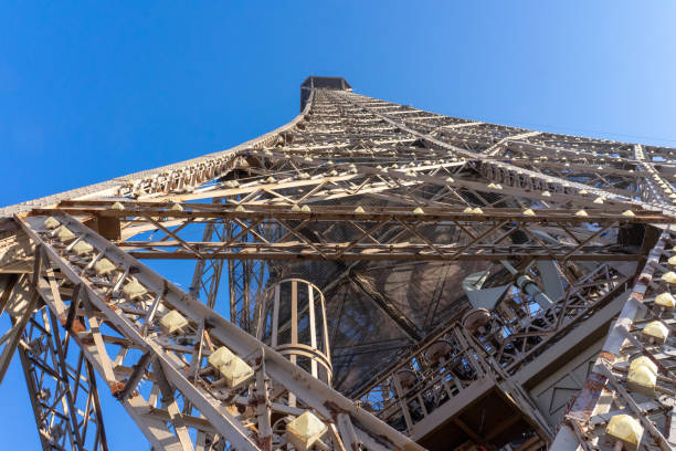 istock part of the metallic structure of the eiffel tower seen from below 1354081582