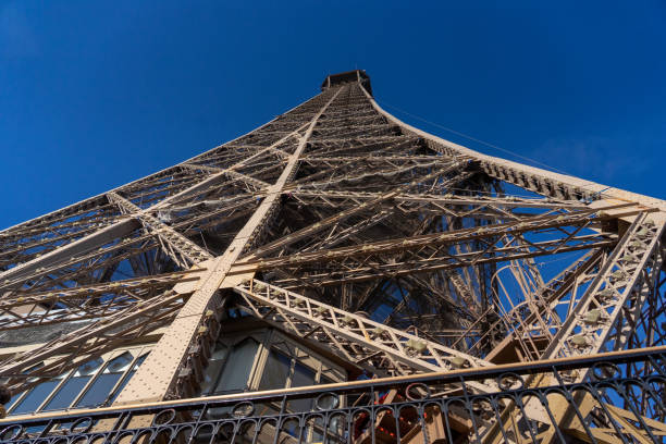 istock part of the metallic structure of the eiffel tower seen from below 1354081703