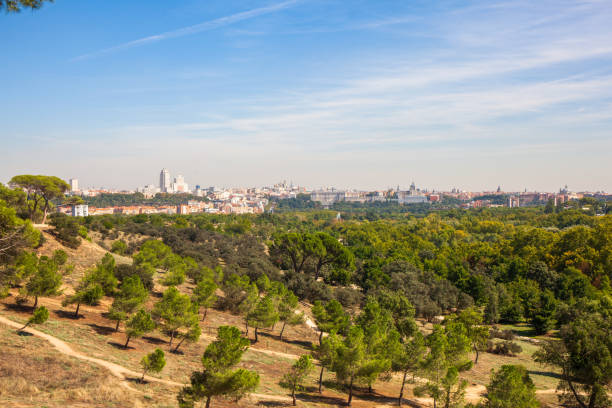 istock Aerial view of Madrid. 1354087815