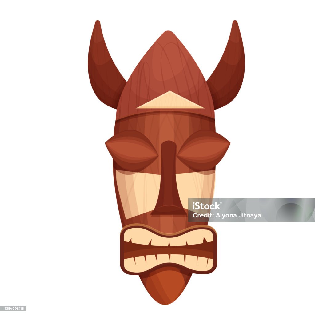 Mặt Nạ Gỗ Bộ Lạc Châu Phi Mặt Totem Avatar Thổ Dân Theo Phong Cách ...