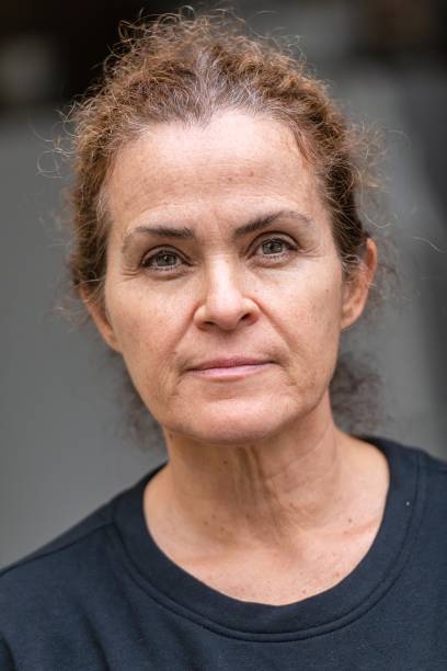 istock Mature caucasian woman looking at the camera 1354101168