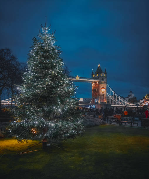 istock Tower Bridge and Christmas time in London, UK 1354105437