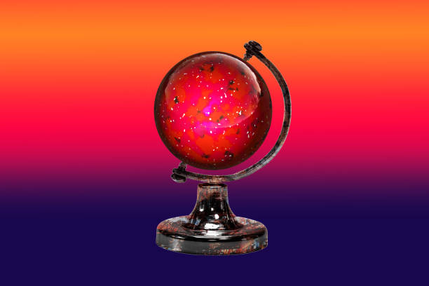 istock Space ceremony.Image of the universe made into a sphere. 1354131769