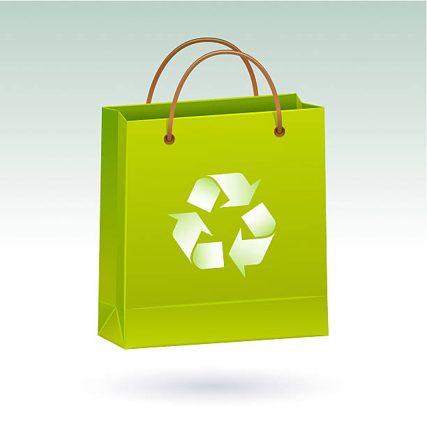 Recycle Bag vector art illustration