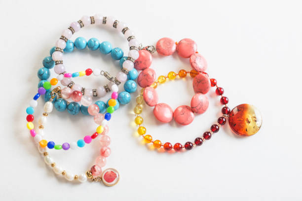 istock different women's jewelry on white background 1354139676