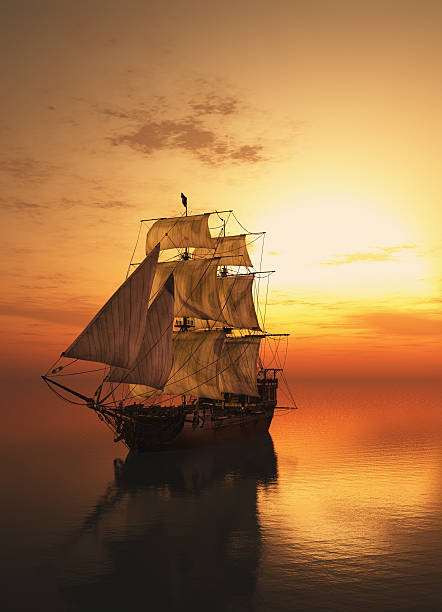 istock Sailboat in the sea. 135414901