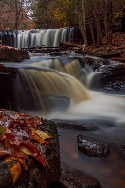 istock Autumn waterfall at Ricketts Glen 1354149368