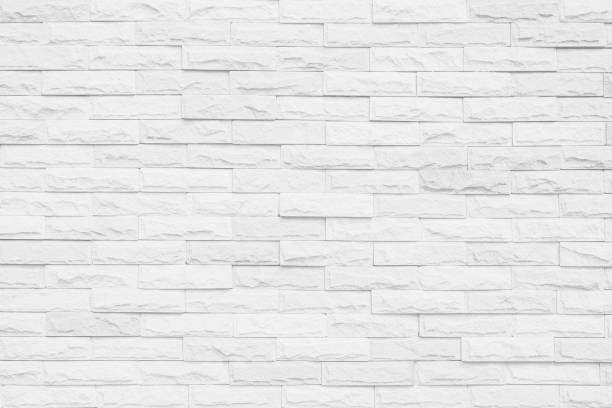 istock White grunge brick wall texture background for stone tile block painted in grey light color wallpaper modern interior and exterior and room backdrop design 1354167975