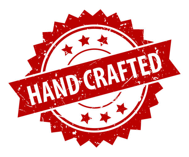 istock Hand Crafted - Stamp, Imprint, Seal Template. Grunge Effect. Vector Stock Illustration 1354173831