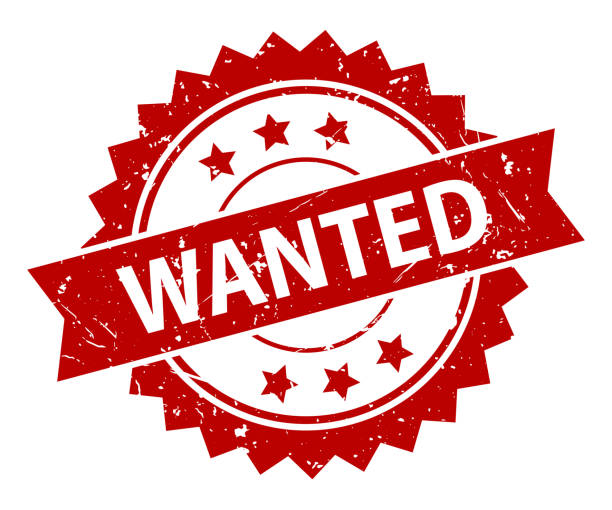 istock Wanted - Stamp, Imprint, Seal Template. Grunge Effect. Vector Stock Illustration 1354174623