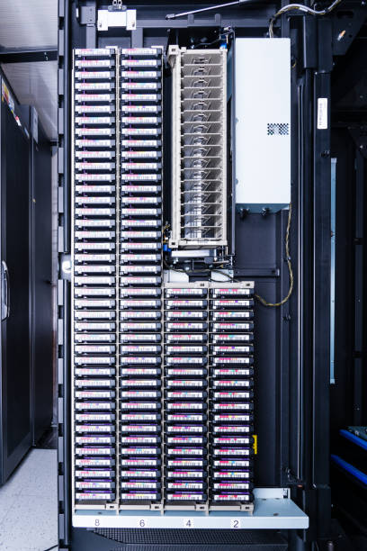 istock data storage hard drives with magnetic tapes 1354176685