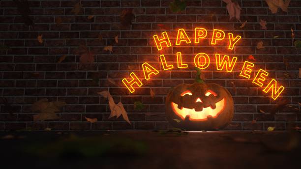 istock Happy Halloween Autumn Foliage 1354178683