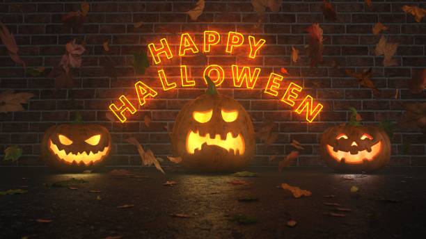 istock Happy Halloween Autumn Foliage 1354178707