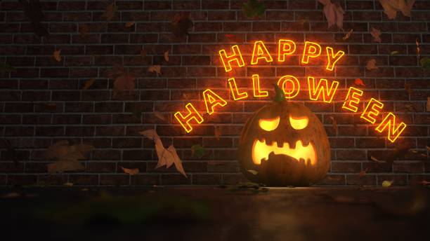 istock Happy Halloween Autumn Foliage 1354178711