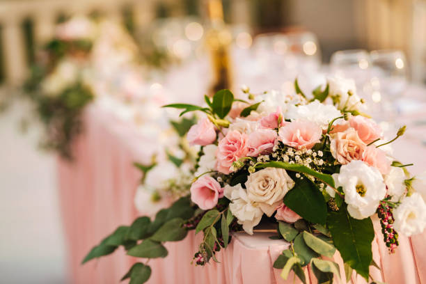 istock Fresh floral wedding decoration. 1354178737