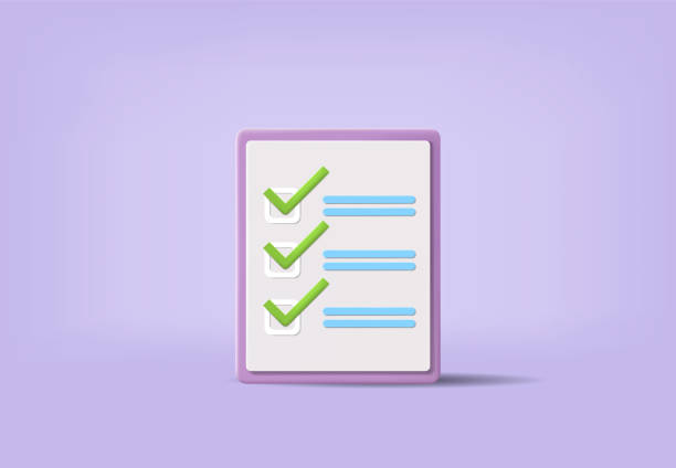 istock checklist todo list clipboard concept with 3d cartoon realistic vector style 1354178817