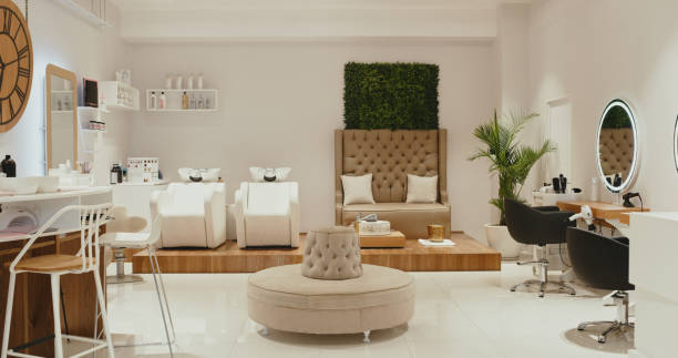 istock Shot of the inside of an empty salon 1354180919