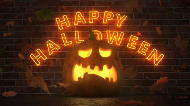 istock Happy Halloween Autumn Foliage 1354183644