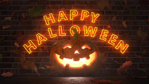 istock Happy Halloween Autumn Foliage 1354183655