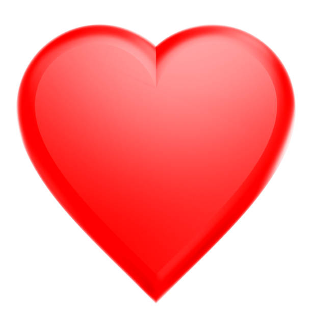 istock Heart shape - red glossy sign symbol icon - 3d 1354187673
