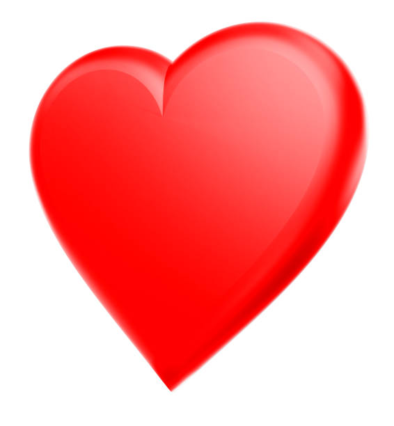 istock Heart shape - red glossy sign symbol icon - 3d 1354187674