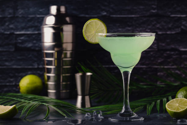 istock Classic Lime Daiquiri Cocktail with a Garnish 1354188029