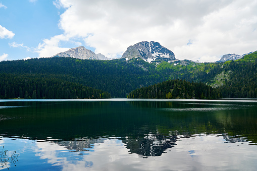 Lake view background