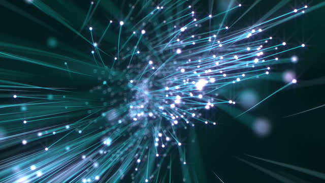 Fiber Optic Lines Background - Loopable