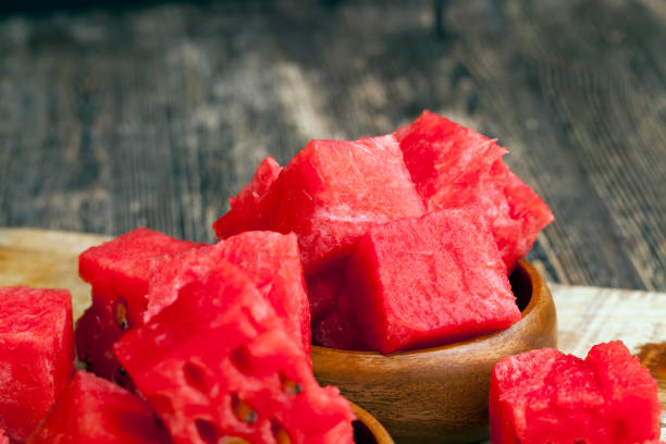 istock sliced red ripe watermelon close up 1354218266