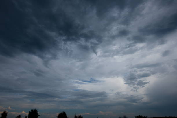 istock Dramatic evening sky of Far East 1354231435