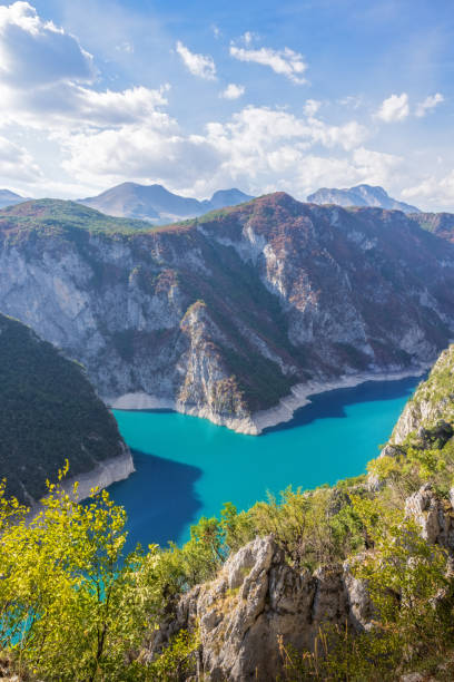 istock Piva lake in the Montenegro 1354232350