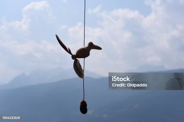 Wooden Toy Stock Photo - Download Image Now - Bird, Blue, Close-up