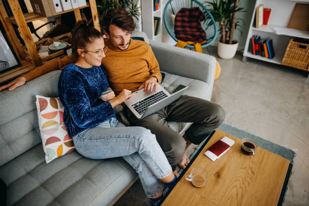 istock Wireless entertainment for a lazy day at home 1354237332