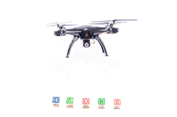 istock Modern Technology Copter closeup Aircraft Drone 1354248230