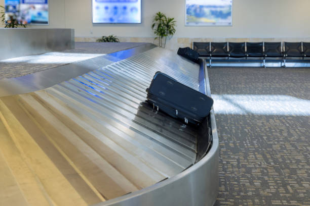 istock Baggage pickup carousel at the airport 1354252605