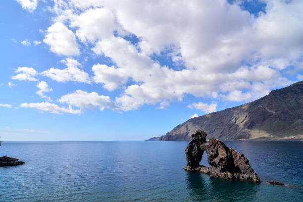 Roque de Bonanza beach in El Hierro Canary islands Spain