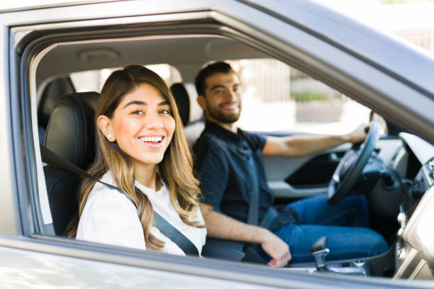 istock Attractive couple taking a trip 1354259138
