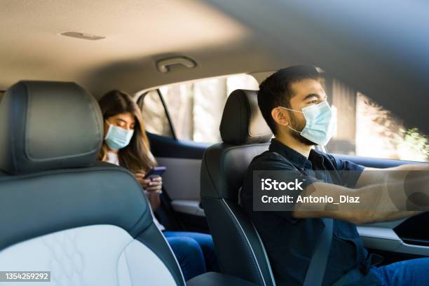Male Driver Of A Carpool Service Stock Photo - Download Image Now - Crowdsourced Taxi, Driving, Driver - Occupation