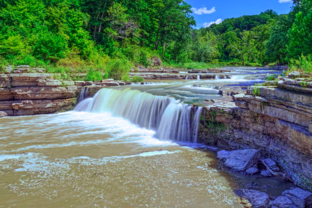 istock Waterfalls and Fall Colors-Cataract Falls- Owen County, Indiana 1354260894