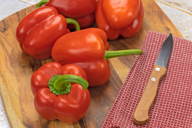 istock red pepper on a wooden board 1354261270