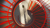 istock Office building staircase 1354269556