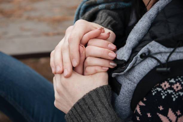 istock Close up shot of hands 1354271251