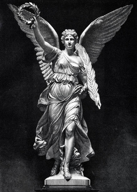 The Goddess Of Victory By Fritz Schaper In The Berlin Hall Of  Fame向量圖形及更多天使圖片- iStock