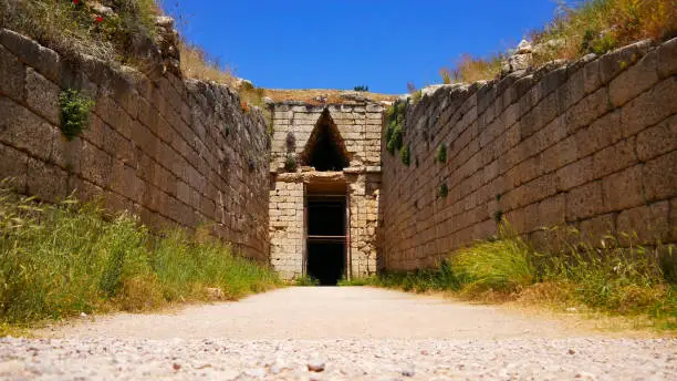 Cyclopean Walls of Ancient Krani in Kefalonia, Greece