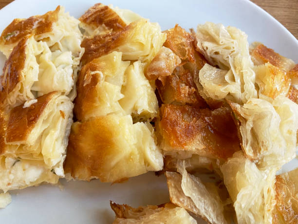 istock Turkish food borek in the plate 1354289741