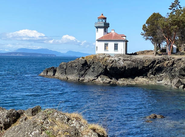 istock Close-Up Lighthouse San Juan Island 1354298475