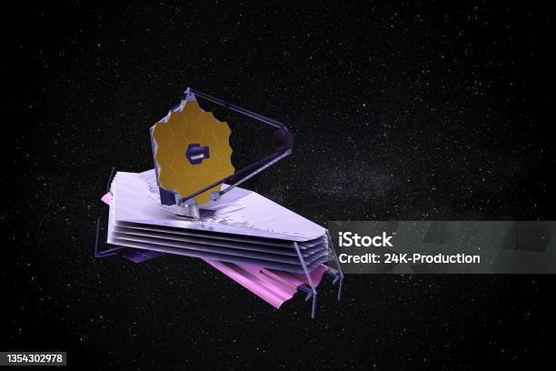 James Webb Space Telescope Stock Photo - Download Image Now - James Webb Space Telescope, Outer Space, Telescope