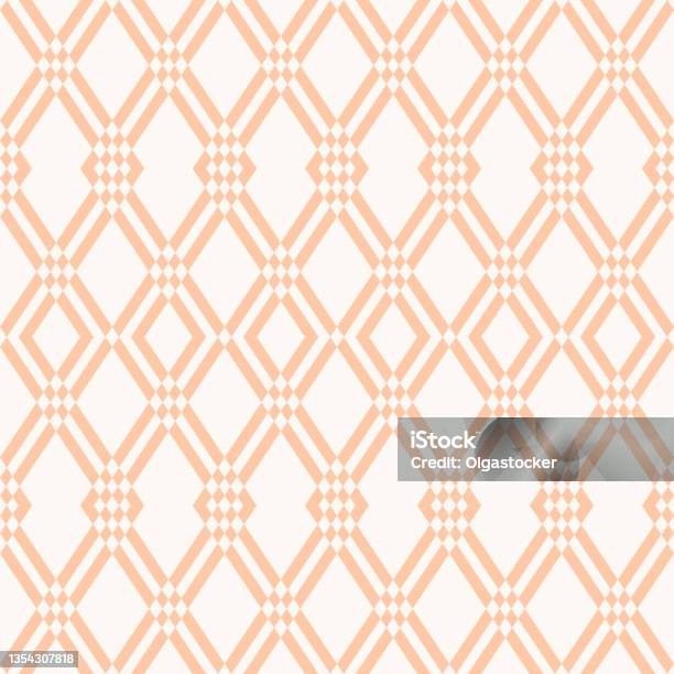Subtle Pink Pattern Vector Abstract Geometric Seamless Pattern Subtle White And Pink Vector Grid ...